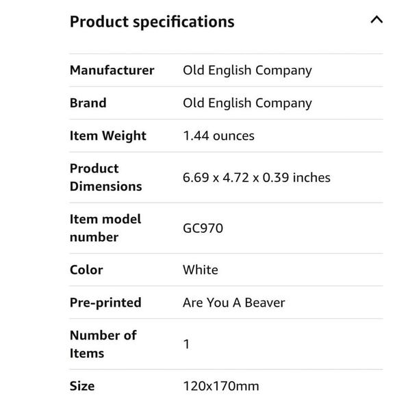 Old English Co. Funny Anniversary Card for Him Her Blank Inside with Envelope S6 - Picture 6 of 6